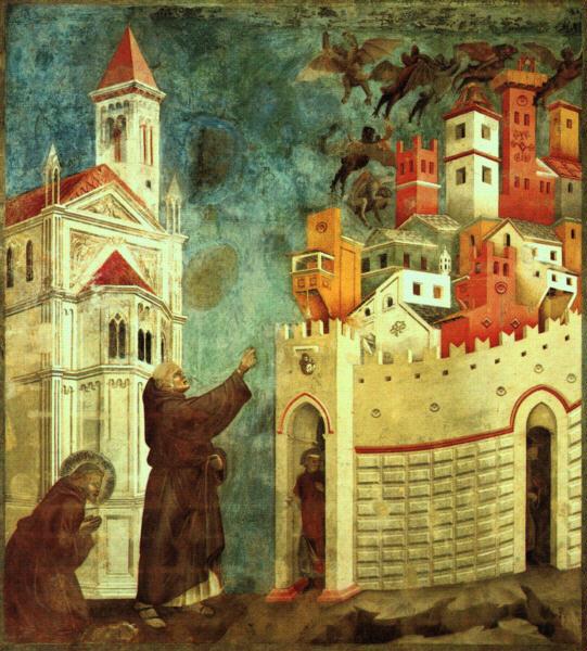 Giotto The Devils Cast Out of Arezzo Germany oil painting art