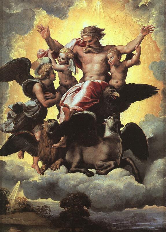 Raphael The Vision of Ezekiel oil painting image