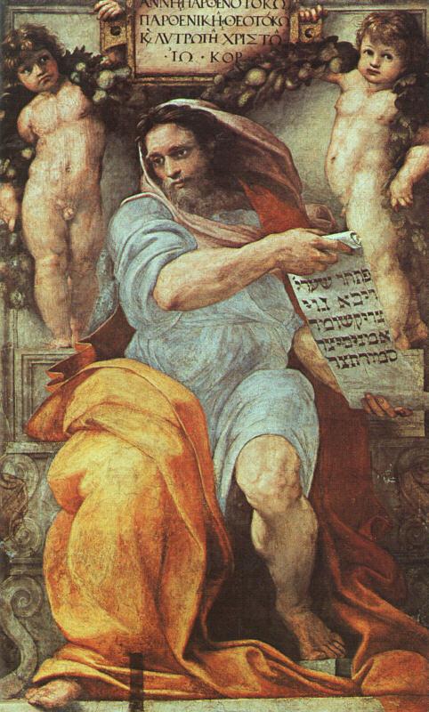 Raphael The Prophet Isaiah Germany oil painting art