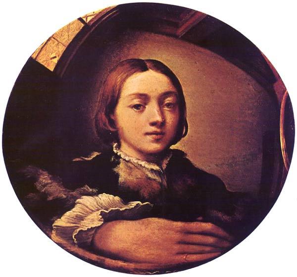 PARMIGIANINO Self-portrait in a Convex Mirror a oil painting image