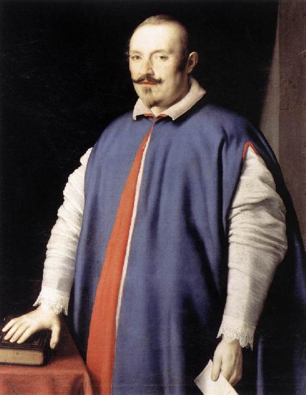 SASSOFERRATO Portrait of Monsignor Ottaviano Prati  ar oil painting picture