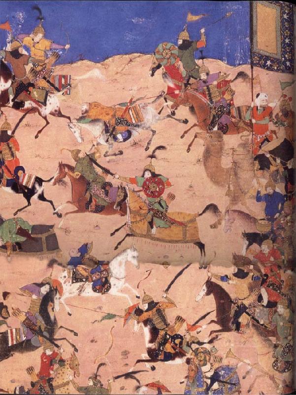 Bihzad Sikanar overcomes the Hosts of Dara oil painting picture