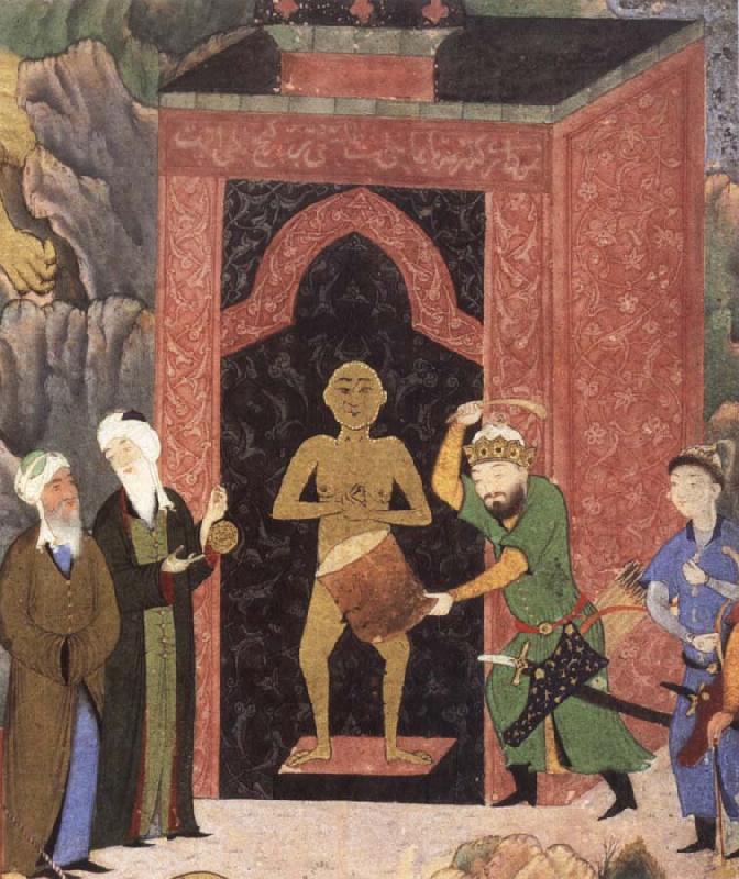 Bihzad Jami as Apollonius and the minister Mir Ali Sher Nawa i as Alexander oil painting picture