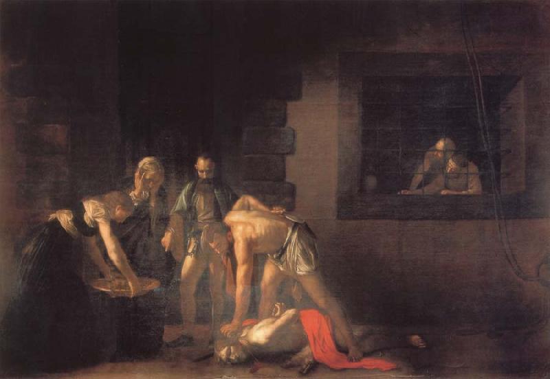 Caravaggio The Beheanding of tst john the baptist Germany oil painting art
