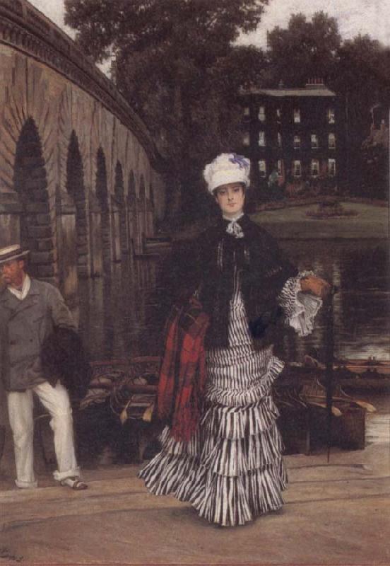 J.J.Tissot An Afternoon Excursion Germany oil painting art