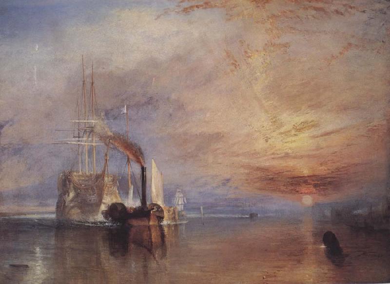 J.M.W.Turner The Fighting Temeraire,Tugged to her Last Berth to be broken up oil painting image