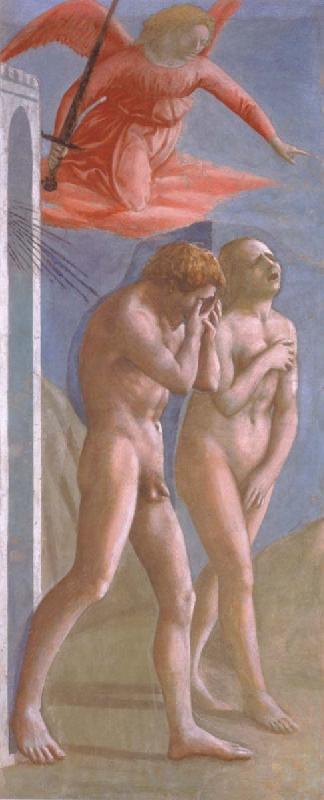 MASACCIO The Expulsion of Adam and Eve From the Garden Germany oil painting art