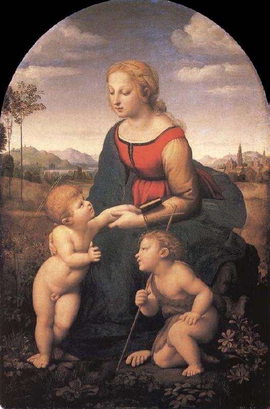 Raphael The Virgin and Child with the infant Saint John the Baptist Germany oil painting art