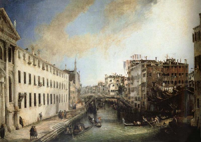 Canaletto Rio dei Mendicanti oil painting picture