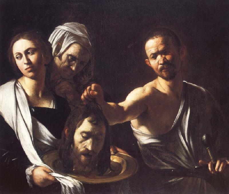 Caravaggio Salome Receives the Head of Saint John the Baptist oil painting image
