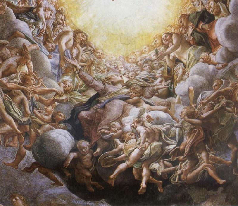 Correggio The heaven speed of Maria Germany oil painting art