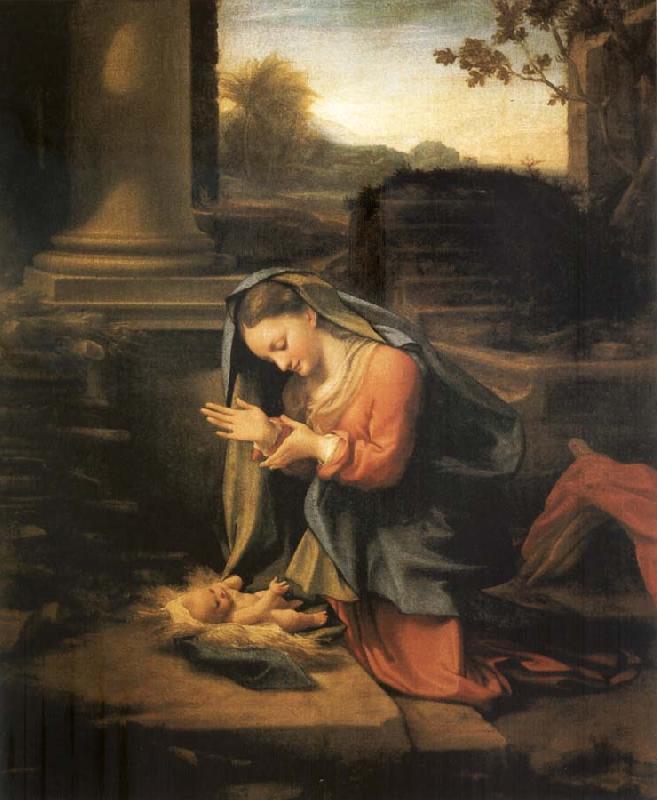 Correggio The Adoracion al Nino oil painting image