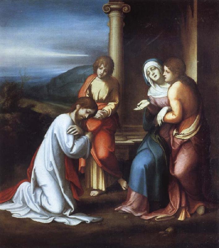 Correggio Christ Taking Leave of His Mother Germany oil painting art