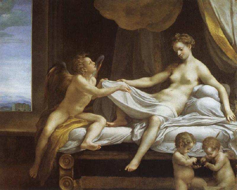 Correggio Danae oil painting image