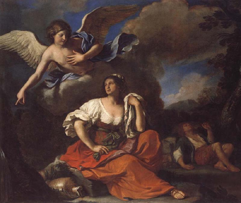 GUERCINO The Angel Appearing to Hagar and Ishmael oil painting picture