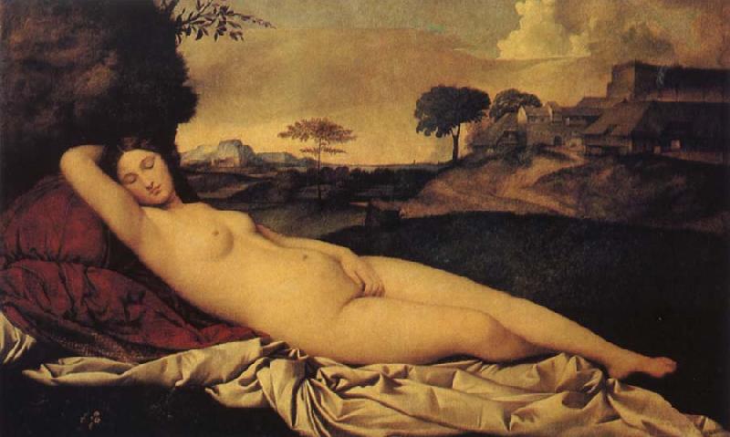 Giorgione Sleeping Venus Germany oil painting art