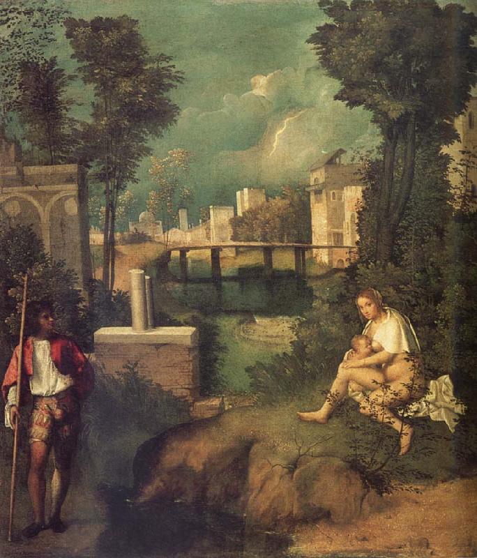 Giorgione THe Tempest oil painting image