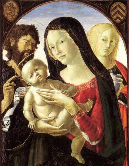 Neroccio Madonna and Child with St John the Baptist and St Mary Magdalene Germany oil painting art