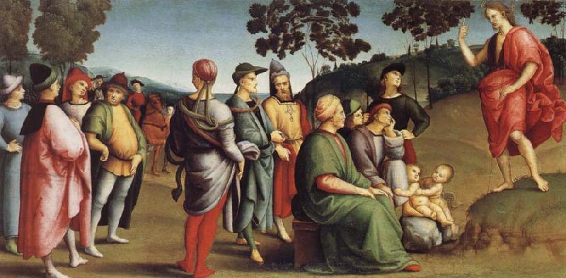 Raphael Saint John the Baptist Preaching Germany oil painting art