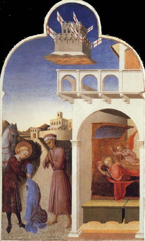 SASSETTA Saint Francis Giving Away His Clothes to the Poor Knight,The Dream of Saint Francis Germany oil painting art