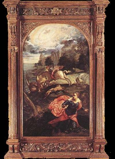 Tintoretto St. George and the Dragon Germany oil painting art