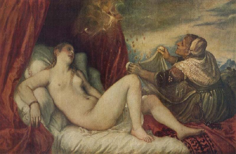 Titian Danae oil painting picture