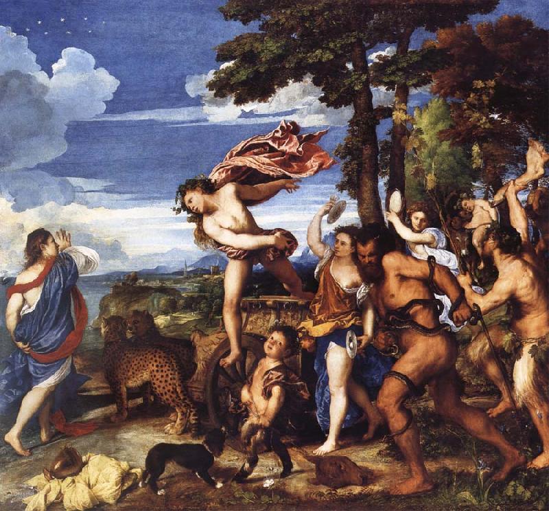 Titian Bacchus and Ariadne oil painting image