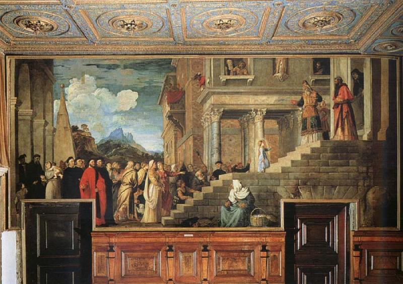 Titian Presentation of the Virgin at the Temple Germany oil painting art