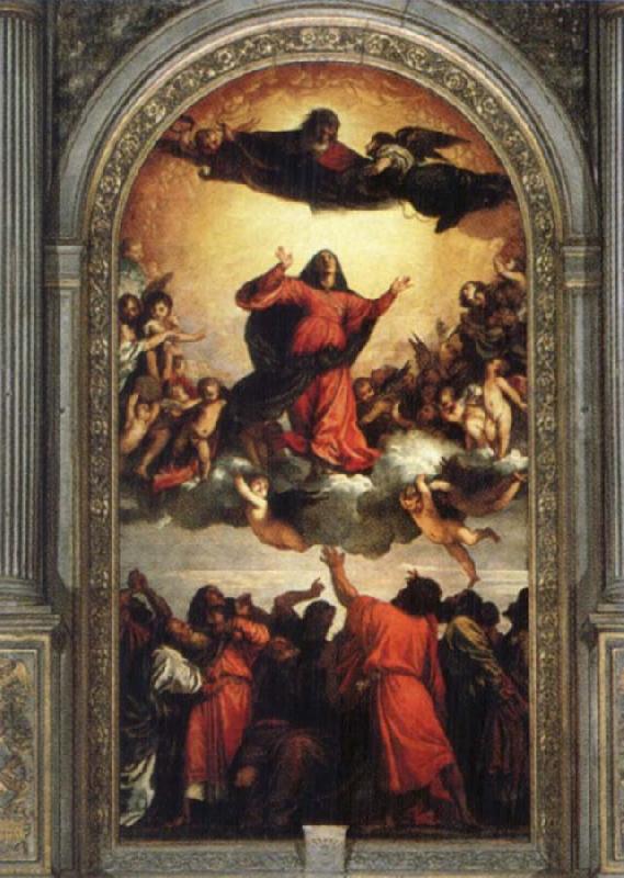 Titian Assumption of the Virgin Germany oil painting art