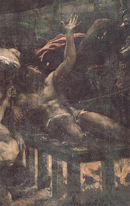 Titian Detail of  Martyrdom of St.Laurence oil painting image