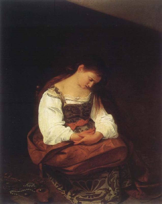 Caravaggio Maria Magdalena oil painting image