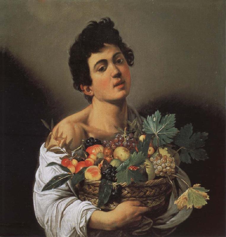 Caravaggio Jungling with fruits basket oil painting picture