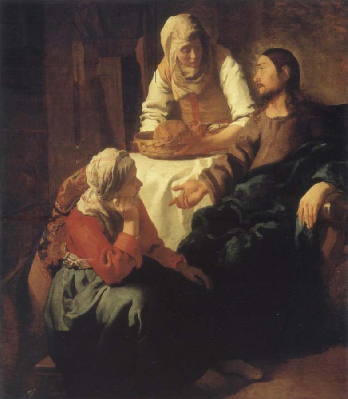 JanVermeer Christ in Maria and Marta oil painting picture