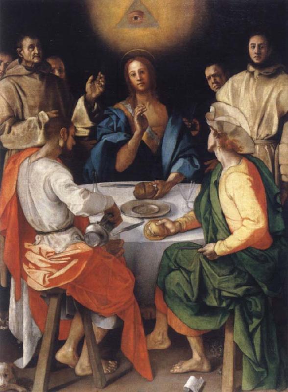 Pontormo The Mabl in Emmaus Germany oil painting art