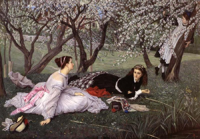 J.J.Tissot Spring Germany oil painting art