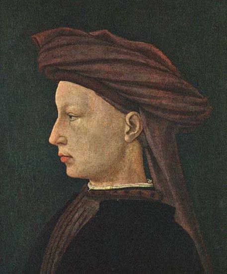 MASACCIO Profile Portrait of a Young Man Germany oil painting art
