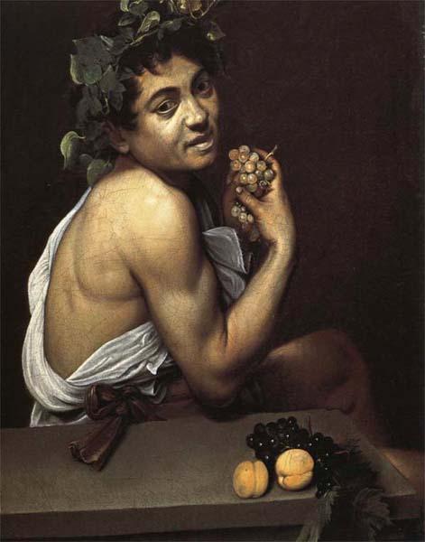Caravaggio Self-Portrait as Bacchus Germany oil painting art