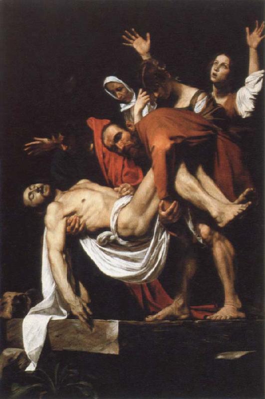 Caravaggio the entombment Germany oil painting art