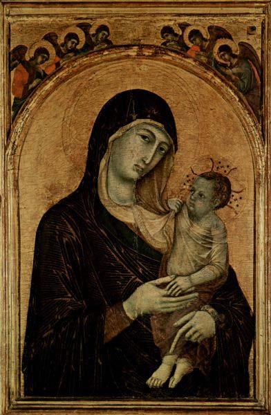 Duccio Madonna with Child. Germany oil painting art