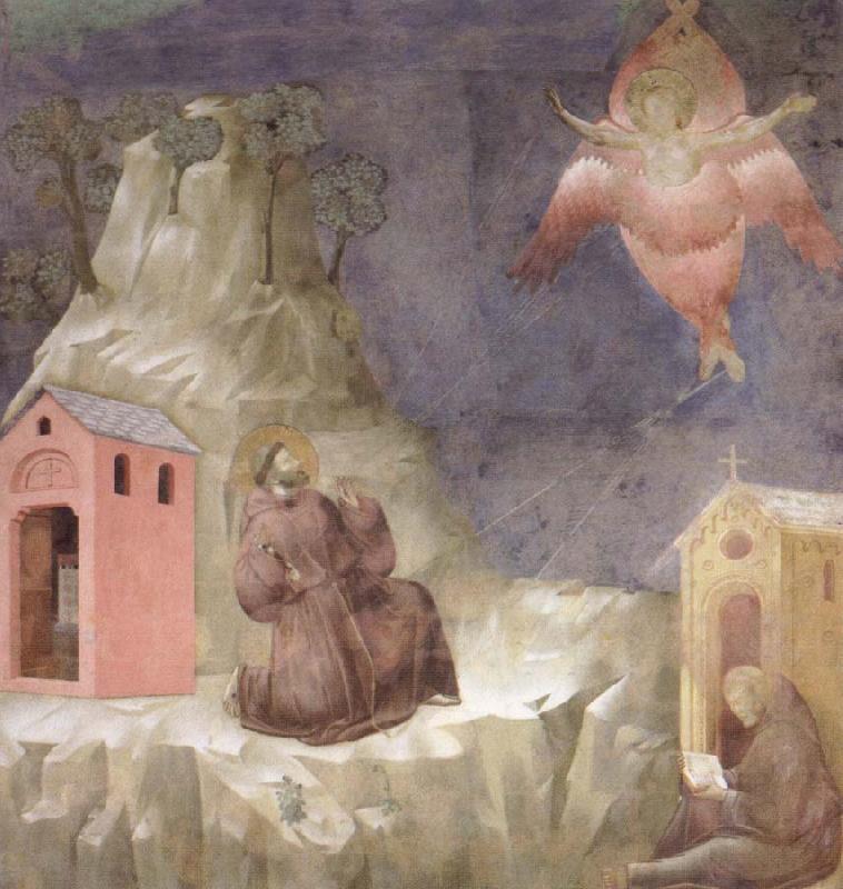 Giotto St.Francis Receiving the stigmata oil painting picture