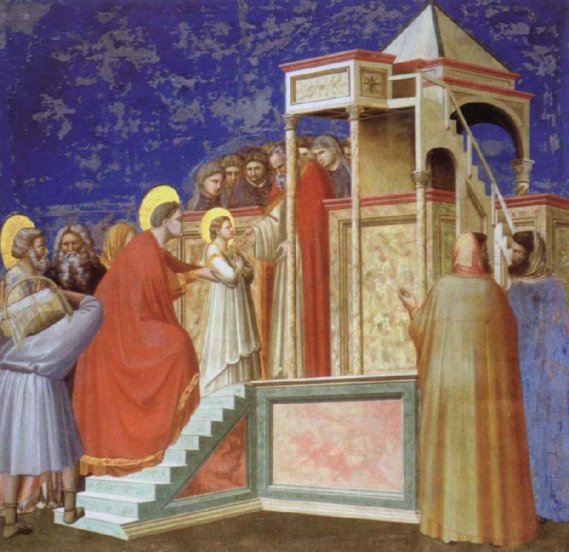 Giotto Presentation of the VIrgin ar the Temple Germany oil painting art