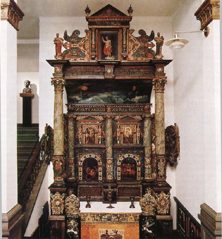 kulturen altaruppsats fran kyrkan i rang i rang skane Germany oil painting art