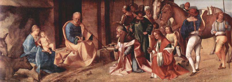 Giorgione Allendale group oil painting picture