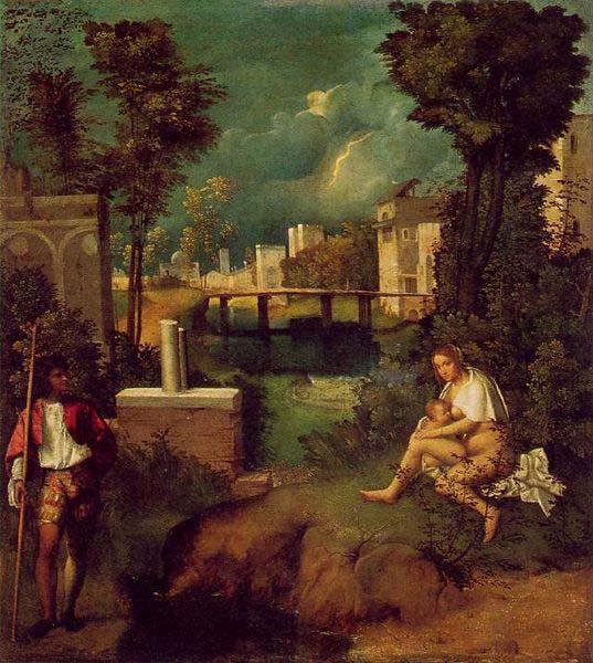 Giorgione The Tempest Germany oil painting art