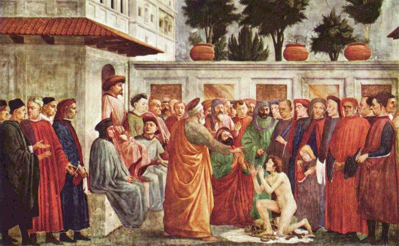 MASACCIO Resurrection of the Son of Theophilus Germany oil painting art