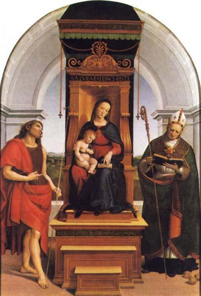 Raphael The Ansidei Altarpiece, Germany oil painting art