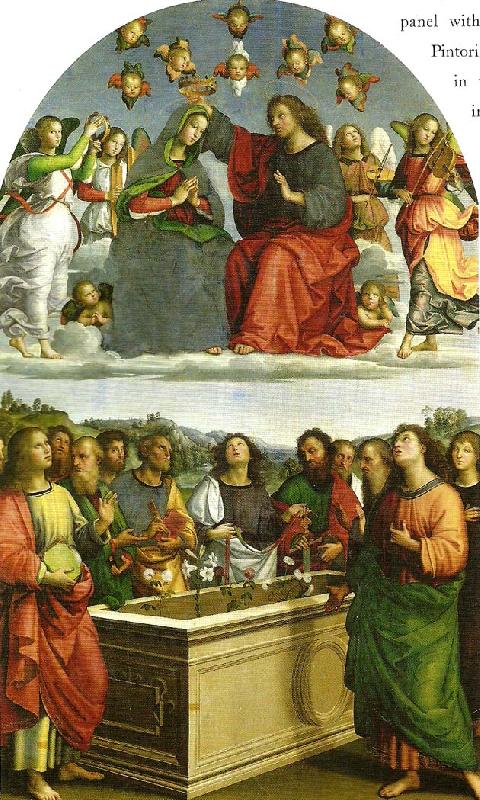 Raphael coronation of the virgin oil painting image