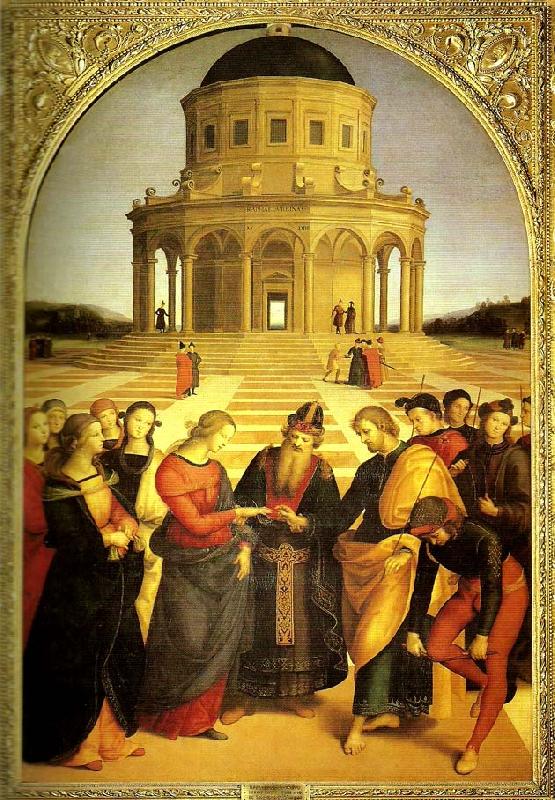 Raphael marriage of the virgin oil painting image