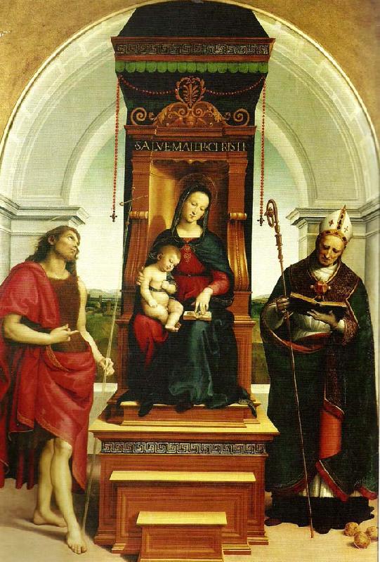 Raphael virgin and child Germany oil painting art