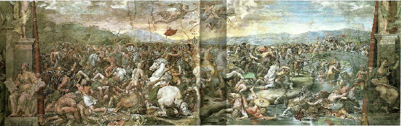 Raphael battle of the milvian bridge Germany oil painting art